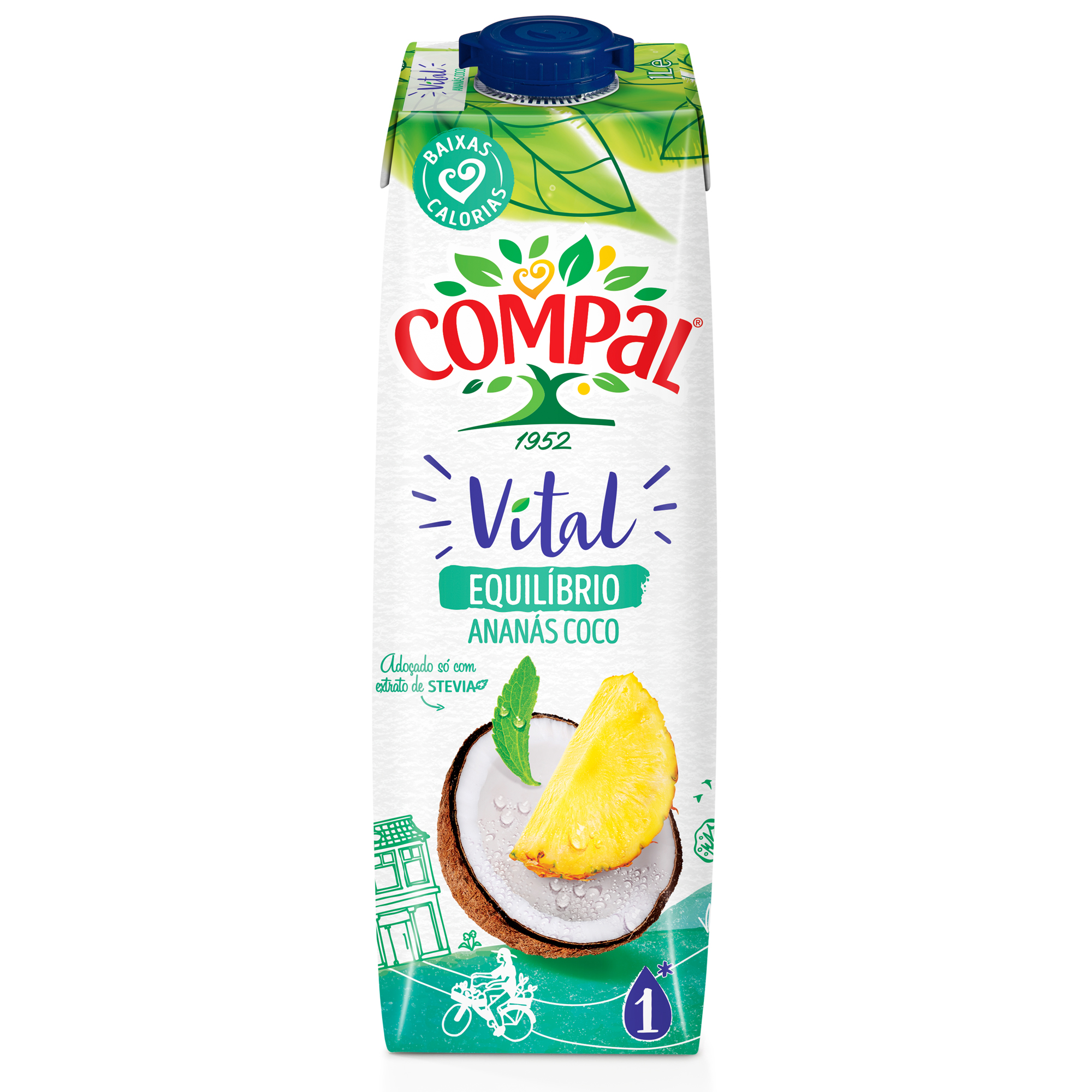 COMPAL VITAL EQ ANANAS / COCO 12X1L